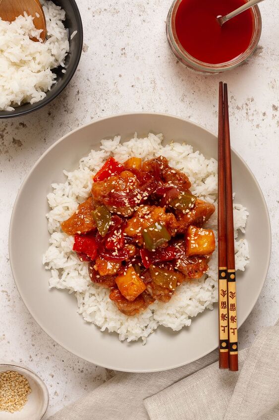 sweet and sour chicken hong kong style, A serving of Sweet and Sour Chicken Hong Kong Style