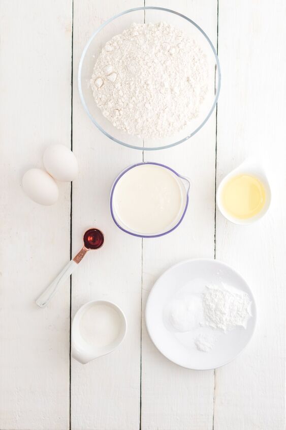 sweet cream pancakes, Ingredients to make sweet cream pancakes