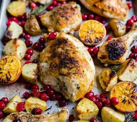 sheet pan cranberry chicken with potatoes, Sheet Pan Cranberry Chicken and Potatoes