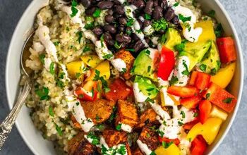 Easy Sweet Potato and Black Bean Burrito Bowls