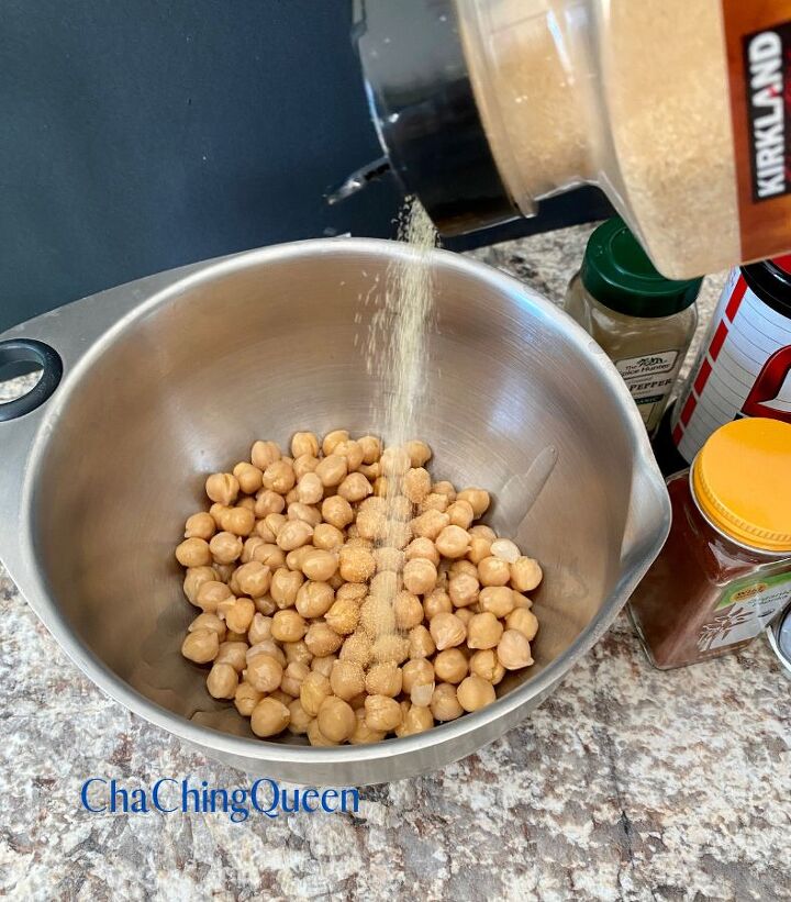 healthy chick pea snack
