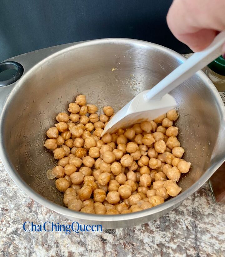 healthy chick pea snack