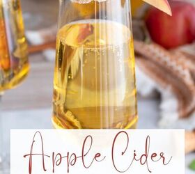 Simple Two-Ingredient Apple Cider Mimosas