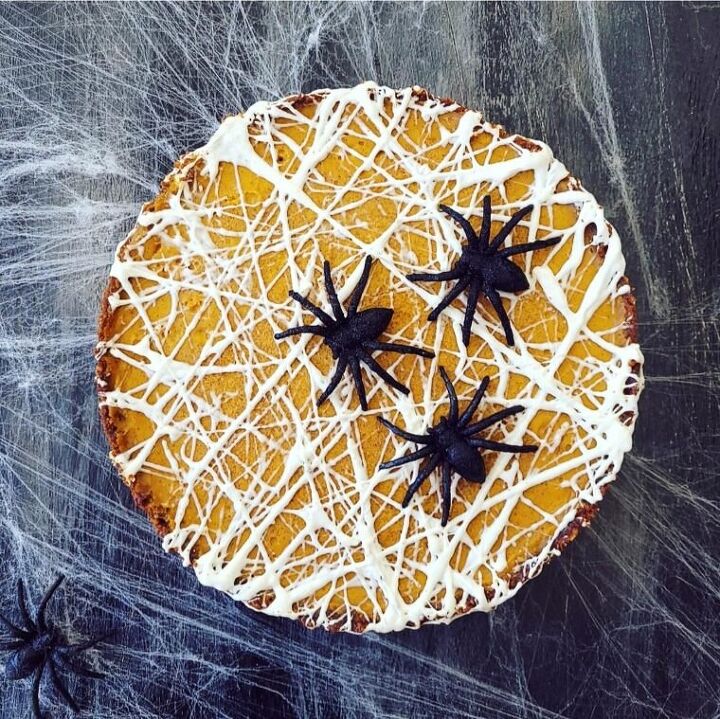 marshmallow spiderweb pumpkin tart, Marshmallow Spiderweb Pumpkin Tart
