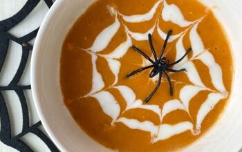 Spider-Web Tomato, Sweet Potato & Red Lentil Soup