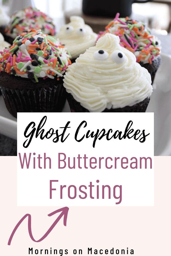 ghost cupcakes, Pin for Later