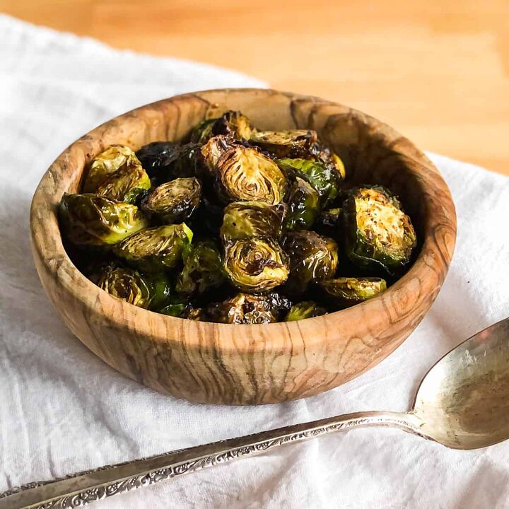 maple balsamic brussels sprouts