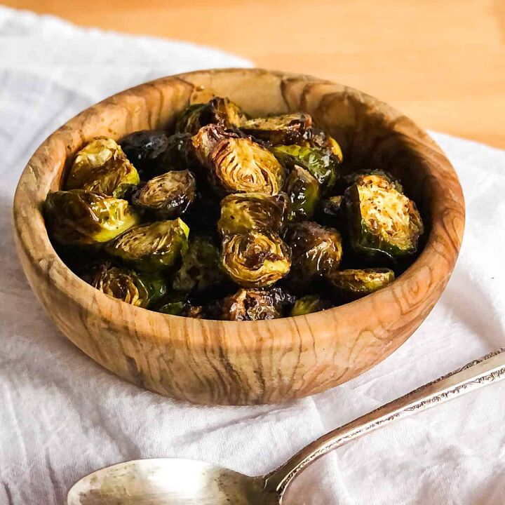 maple balsamic brussels sprouts