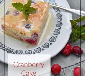 Cranberry Christmas Cake