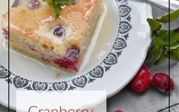 Cranberry Cake With Butter Sauce