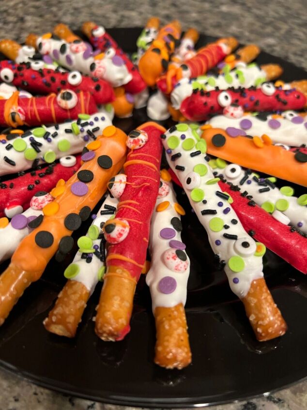 mini candy coated pretzel rods jersey girl knows best