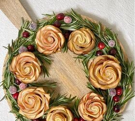 baked apple rose wreath, Pinterest Pin for baked apple rose wreath