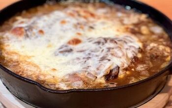 Cast Iron French Onion Chicken With Mushrooms