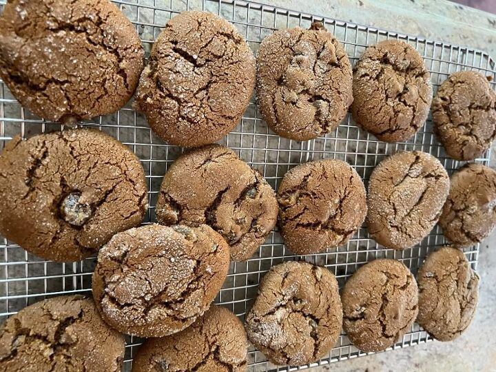 delicious ina garten ginger cookies for fall, Here are the gorgeous Ina GartenGinger Cookies as the cool on a wire rack