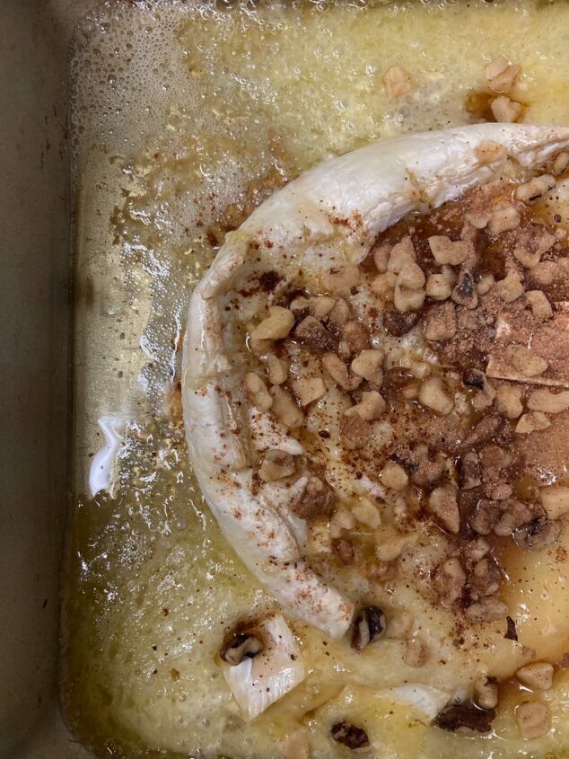 maple walnut baked brie