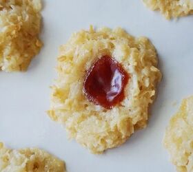 {gluten Free} Coconut Macaroon Thumbprint Cookies | Foodtalk