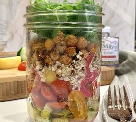 Roasted Chickpea Salad in a JAR