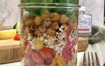 Roasted Chickpea Salad in a JAR