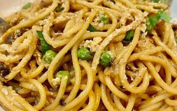 WW Spaghetti Carbonara With Peas
