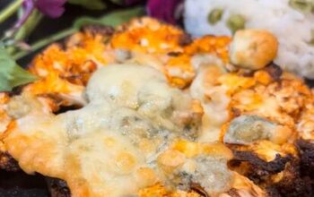 Easy Air Fried Cauliflower Steaks With Buffalo Sauce