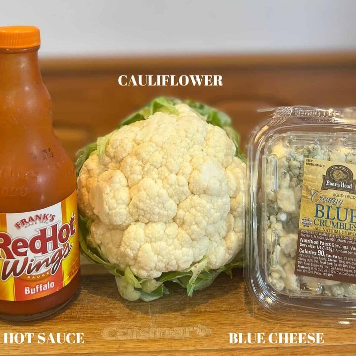easy air fried cauliflower steaks with buffalo sauce, 3 Simple Ingredients for Vegan Air Fryer Cauliflower Steaks