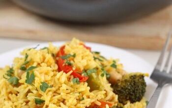 Vegetarian Paella With Chickpeas