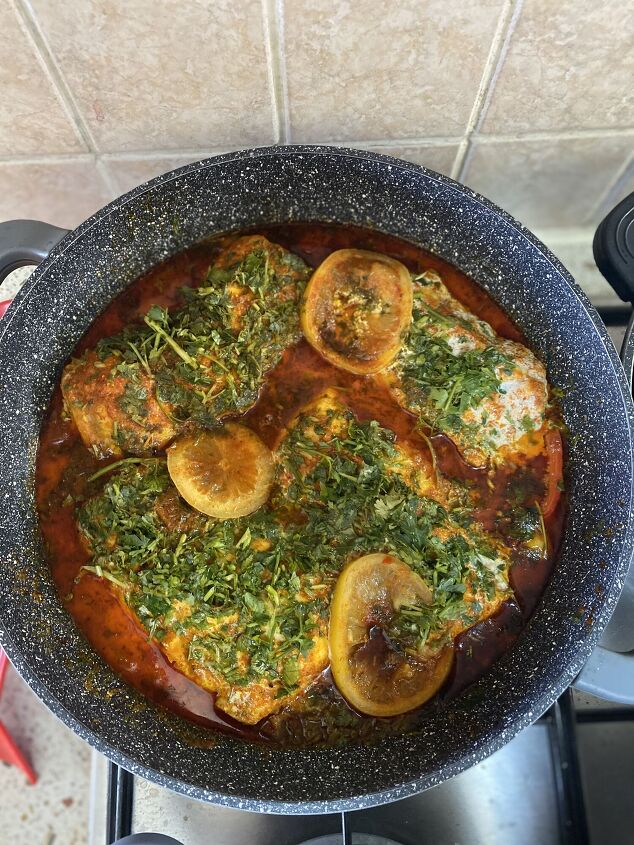 fish in red sauce