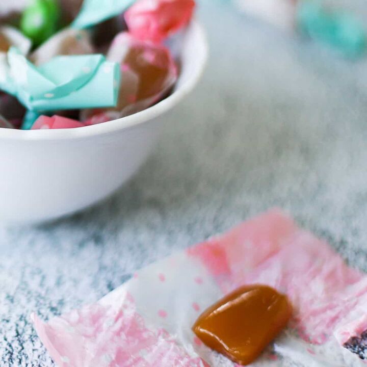 how to make homemade vegan dairy free caramels, Easy Delicious Vegan Caramels