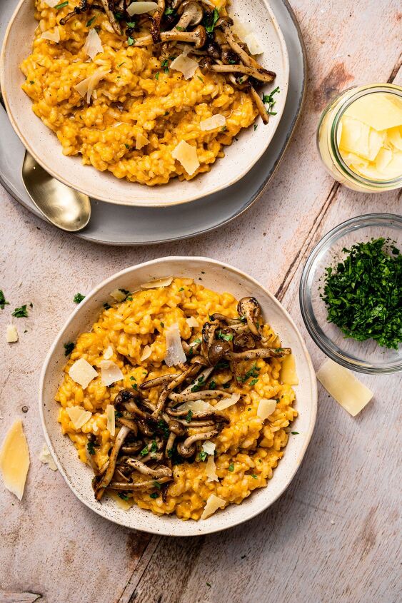 easy butternut squash risotto, Pair this dish with a dry white wine for the perfect dinner