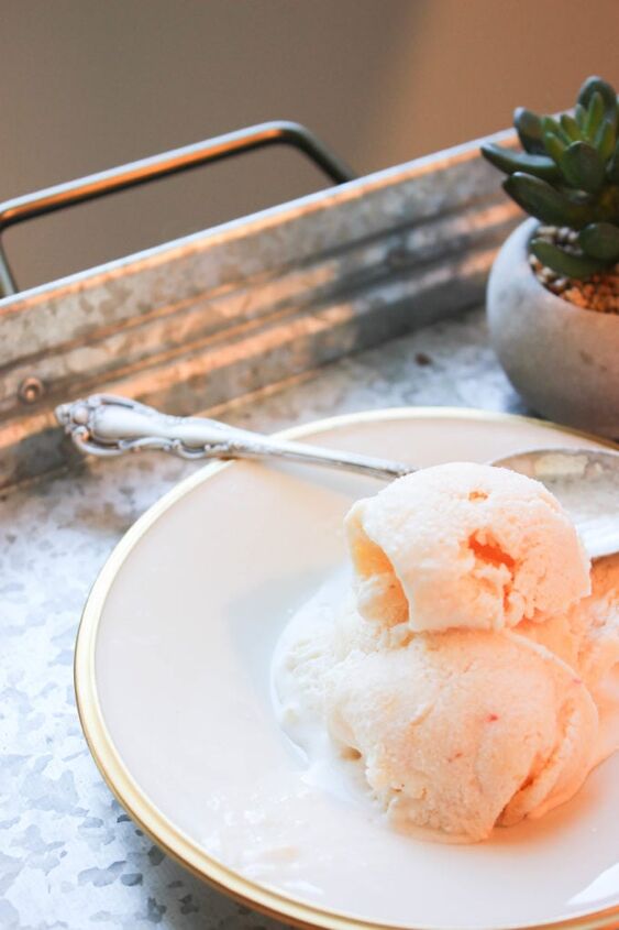 10 of the most fitting recipes for presidents day, No Churn Peach Ice Cream