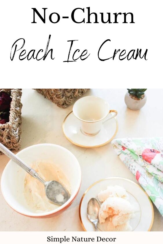 no churn peach ice cream recipe