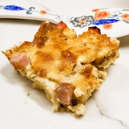 recipe for baked oatmeal with protein, Smokey Ham and Cheese Egg Casserole Recipe