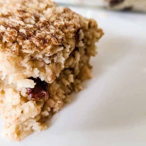 recipe for baked oatmeal with protein, This delicious recipe for baked oatmeal has a boost of protein that makes for the perfect nutrient dense breakfast now or frozen for later