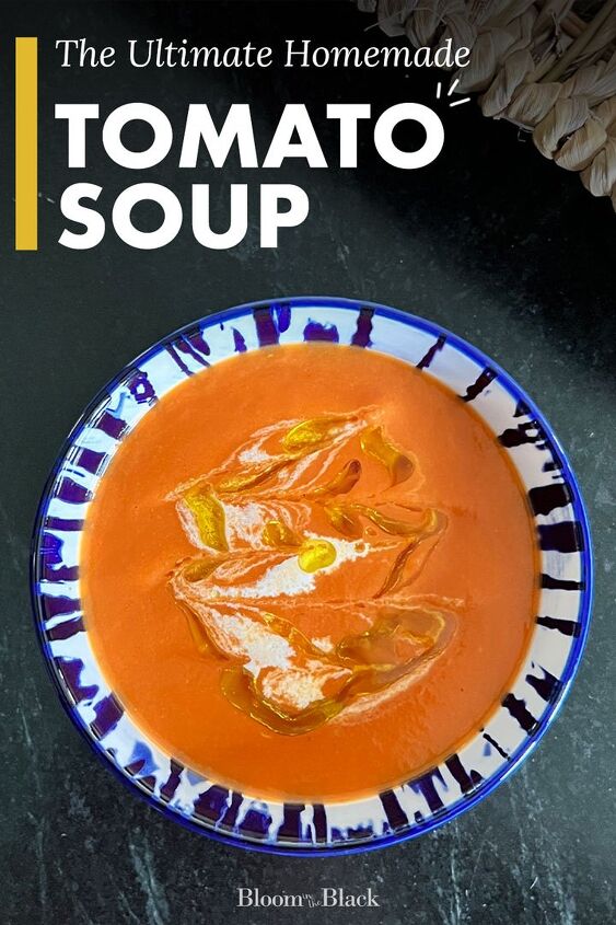 Make a batch of this homemade tomato soup when it gets cold outside This cozy comfort food is a budget friendly healthy recipe Creamy tomato soup is also great to serve at a casual party