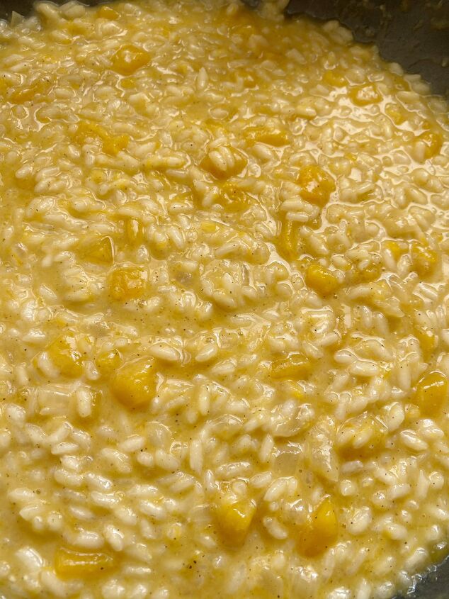 pumpkin risotto a flavorful easy recipe, photo of risotto with pumpkin close up