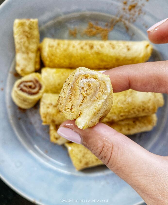 air fryer french toast roll ups easy recipe to follow, Air Fryer French Toast Roll Ups with peanut butter