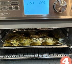 easy air fryer smashed brussels sprouts, Roasting in the Cuisinart Air Fryer