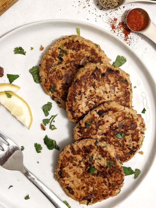 hot n spicy tuna cakes paleo keto, Hot n Spicy Tuna Cakes for an easy healthy and protein packed dinner full of fresh herbs tangy lemon and mustard and a kick of spice Paleo and Keto friendly too
