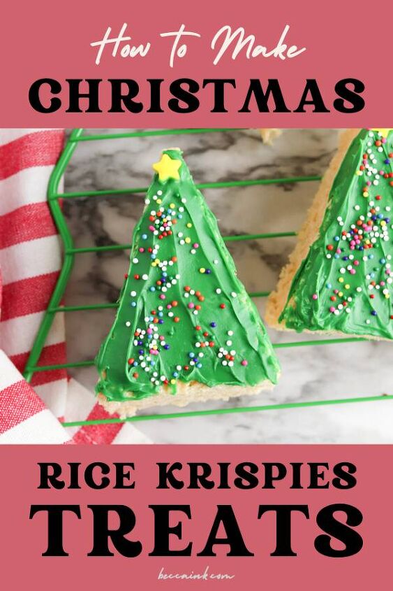 christmas tree rice krispie treats recipe