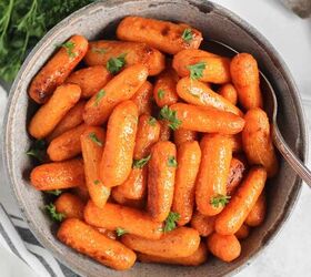 air fryer baby carrots with honey glaze