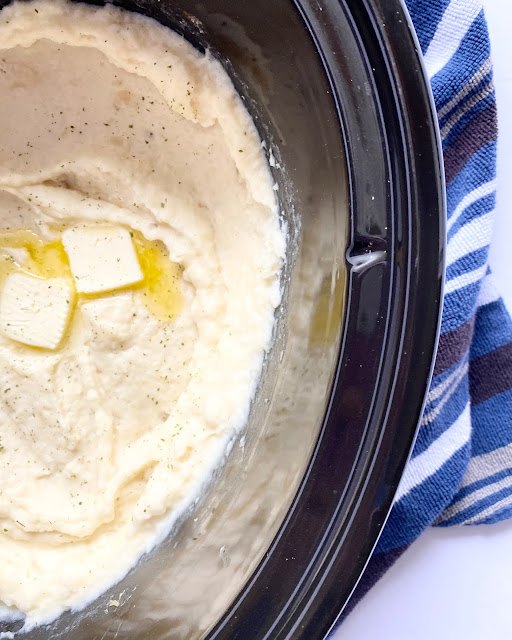 3 step crockpot mashed potatoes, 3 Step Crockpot Mashed Potatoes