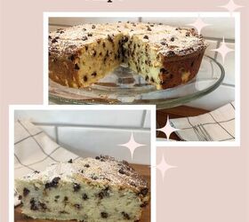 easy italian ricotta cake with chocolate chips