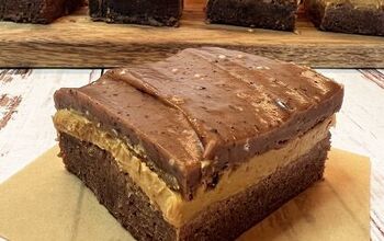 Layered Peanut Butter Brownies