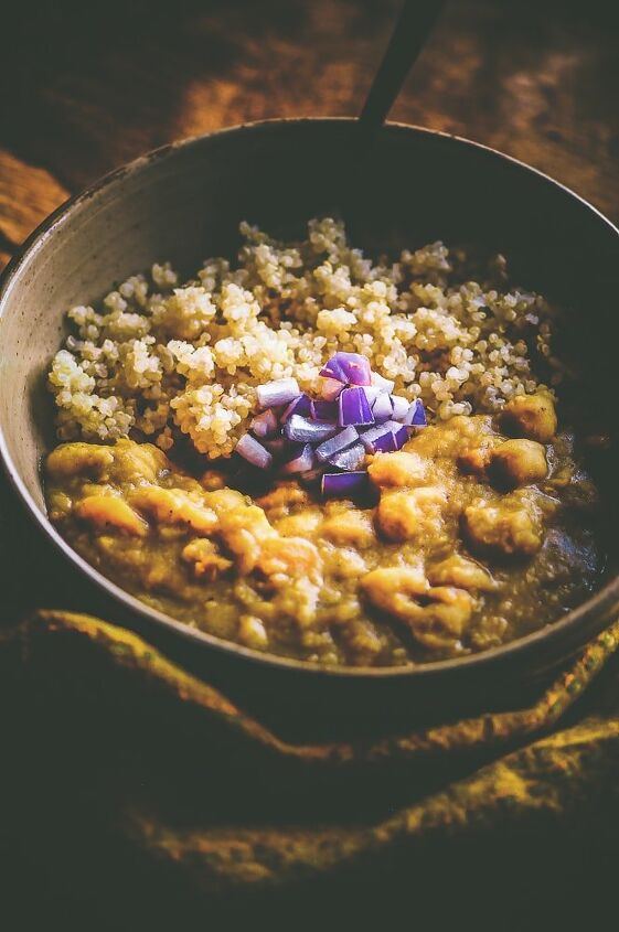 instant pot lentil chickpea curry, This super creamy filling and healthy pressure cooker curry dish is made with chickpeas red lentils a tasty blend of Indian spices and a splash of lemon juice It makes for some easy and delicious gluten free vegan comfort food instantpotcurry lemoncurry pressurecookercurry lentilcurry chickpeacurry instantpot indianinstantpot vegancurry