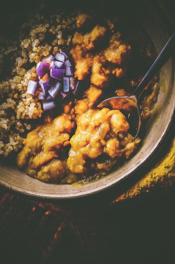 instant pot lentil chickpea curry, This super creamy filling and healthy pressure cooker curry dish is made with chickpeas red lentils a tasty blend of Indian spices and a splash of lemon juice It makes for some easy and delicious gluten free vegan comfort food instantpotcurry lemoncurry pressurecookercurry lentilcurry chickpeacurry instantpot indianinstantpot vegancurry
