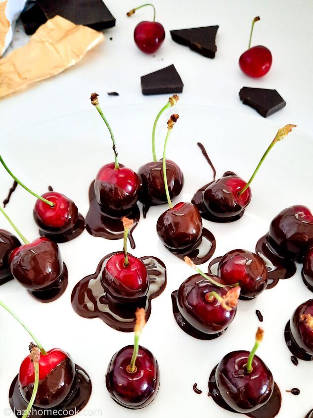 cherries dipped in chocolate