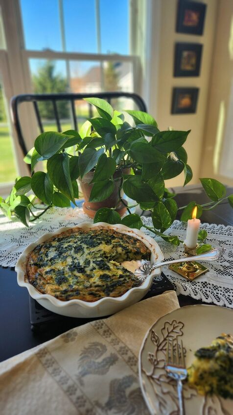 how to make the best spinach quiche without crust recipe