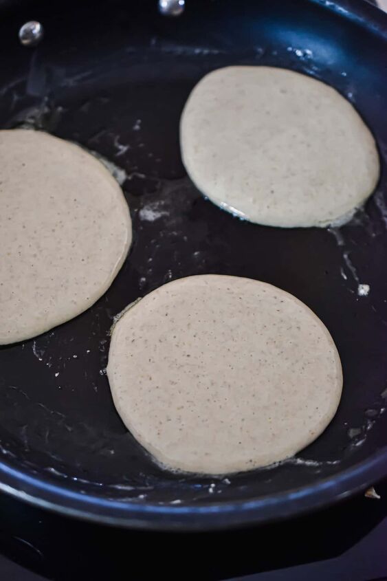 cottage cheese pancakes only 4 ingredients, Add butter or oil to the pan to prevent the pancakes from sticking