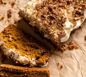 gluten free pumpkin bread with cream cheese frosting, This pumpkin bread has unbeatable texture and sweet fall flavors