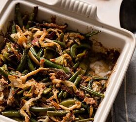 She set out to make a green bean casserole that had more texture & taste in every bite